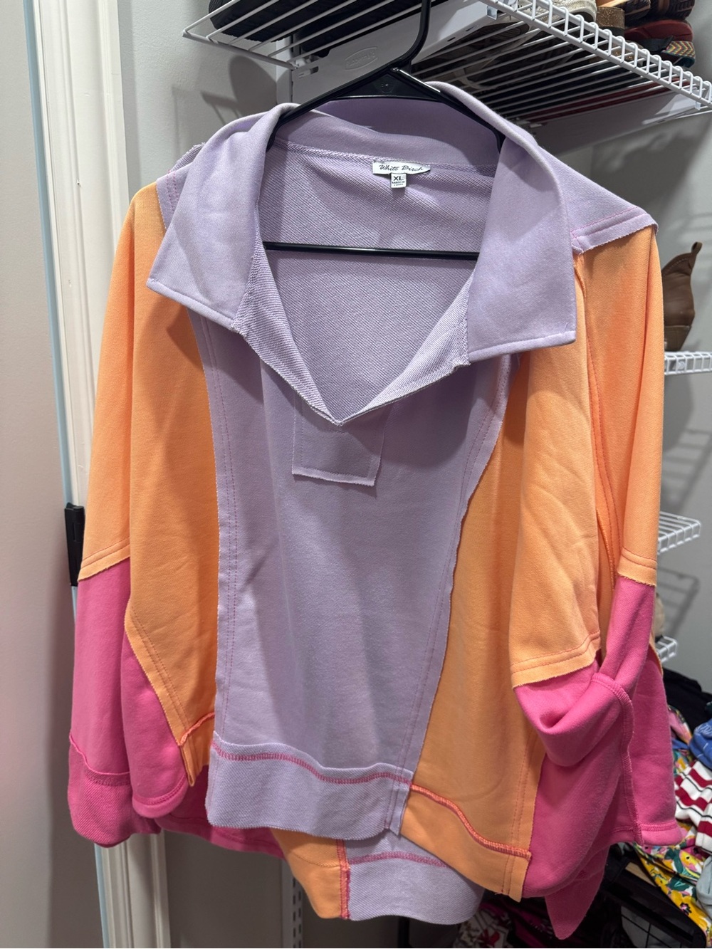 white birch Lavender Knit Top
